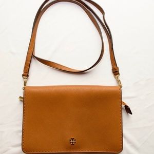 Tory Burch chestnut cross body bag